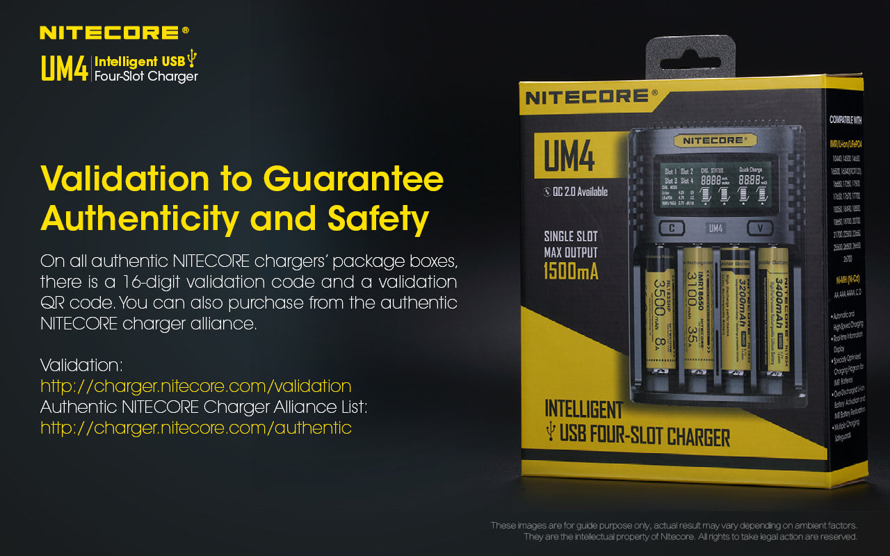 Nitecore charger UM4