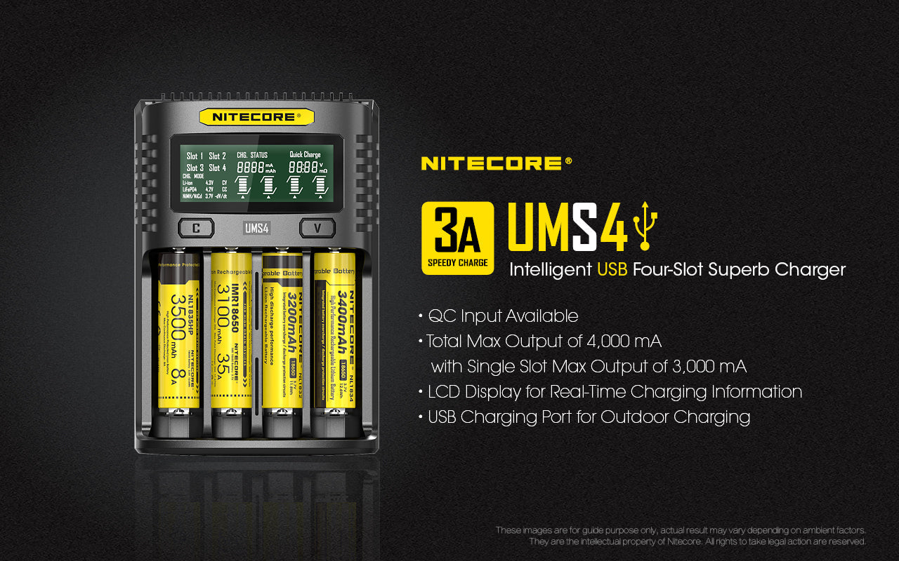 Nitecore charger UMS4